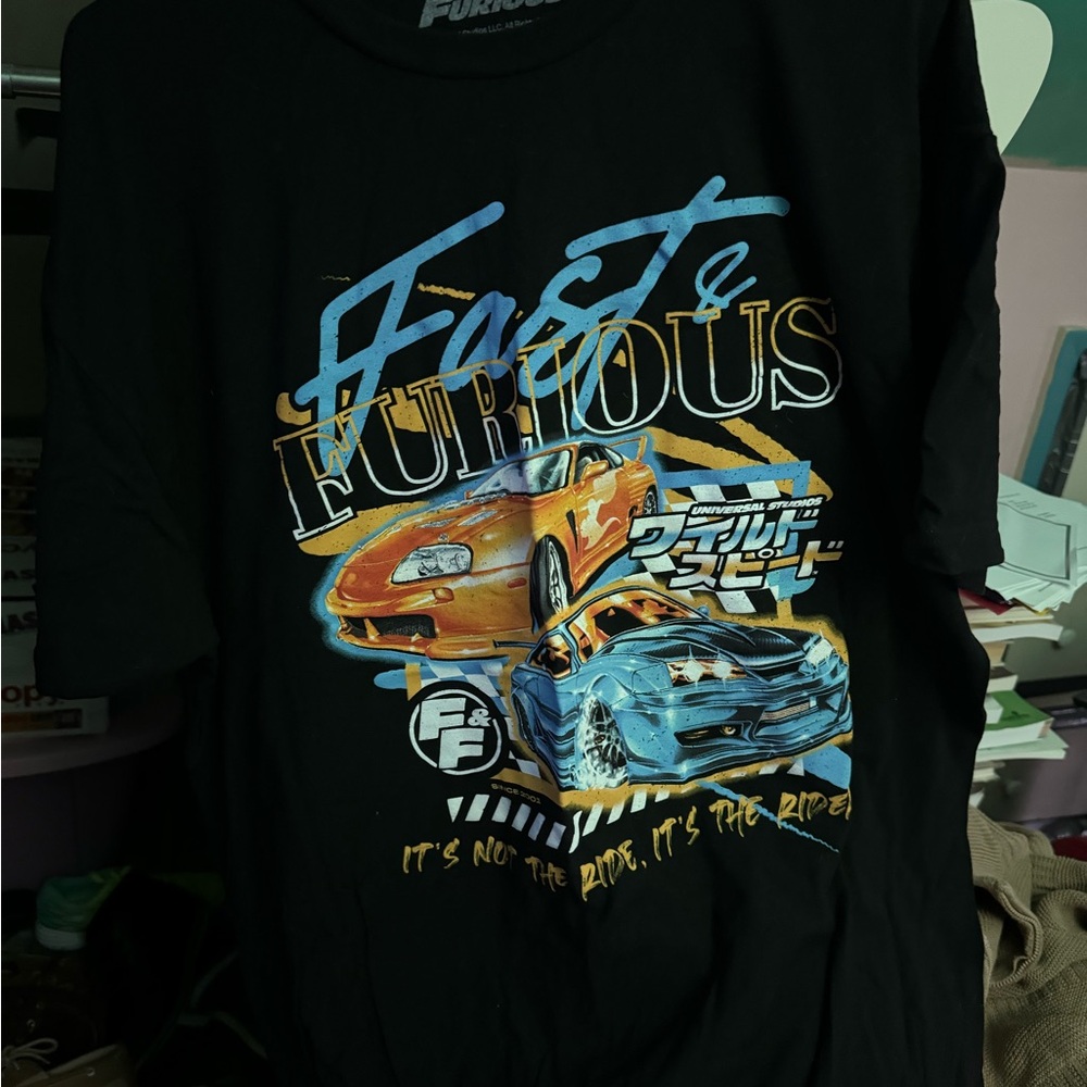 Size 2x fast and furious t shirt barely worn
